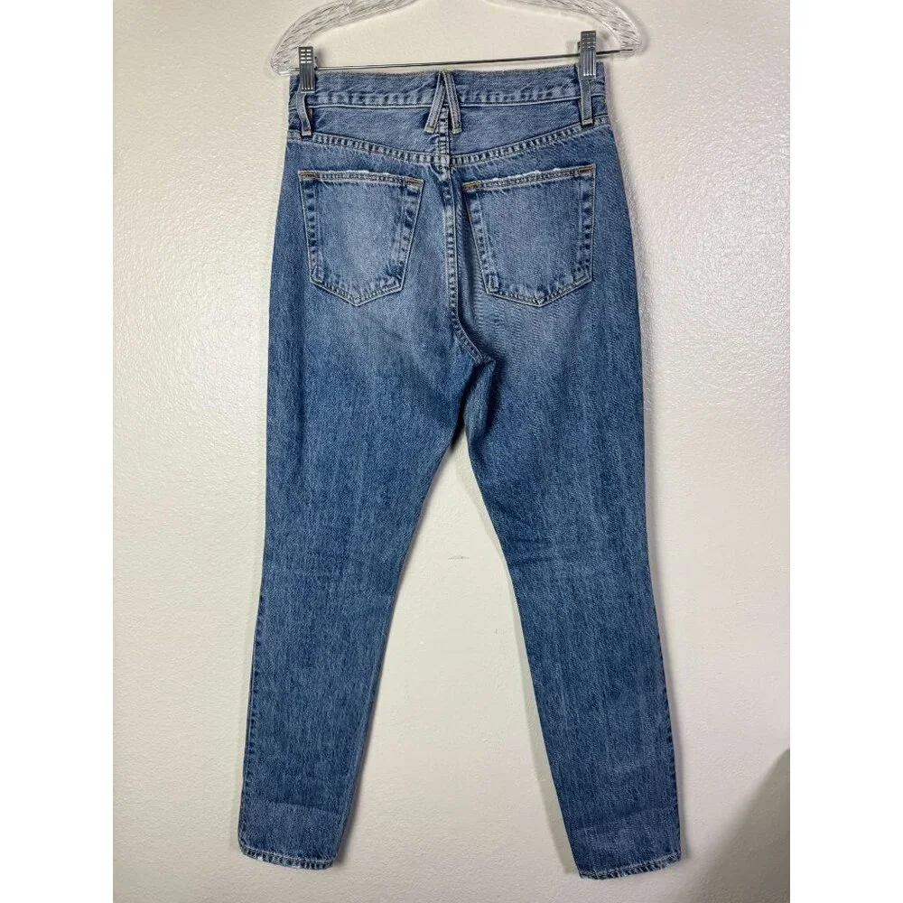 Slvrlake Roxy Jeans Women Size 26 Blue Denim Distressed High Rise Casual Cotton - Picture 3 of 16